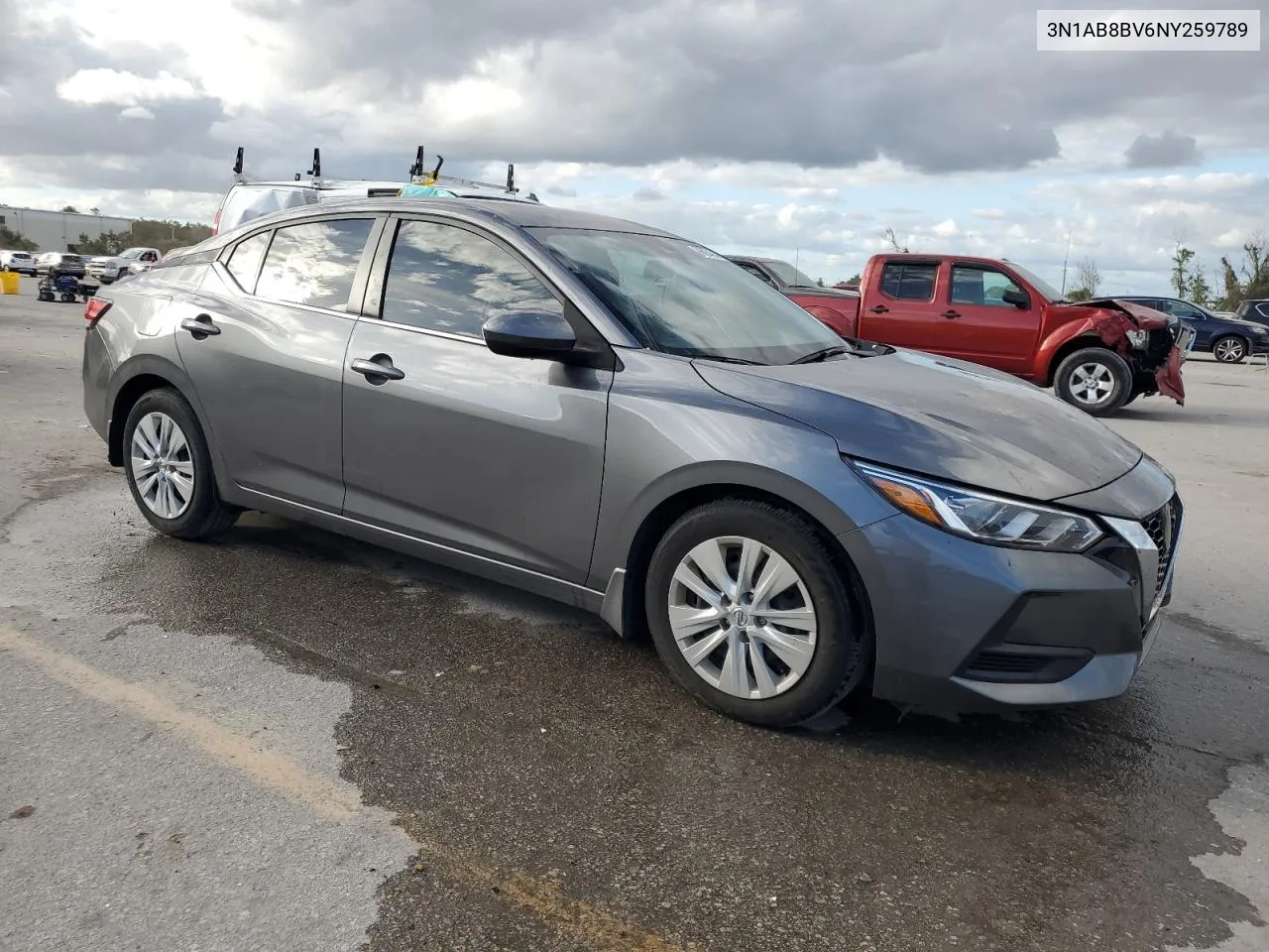 2022 Nissan Sentra S VIN: 3N1AB8BV6NY259789 Lot: 76934744