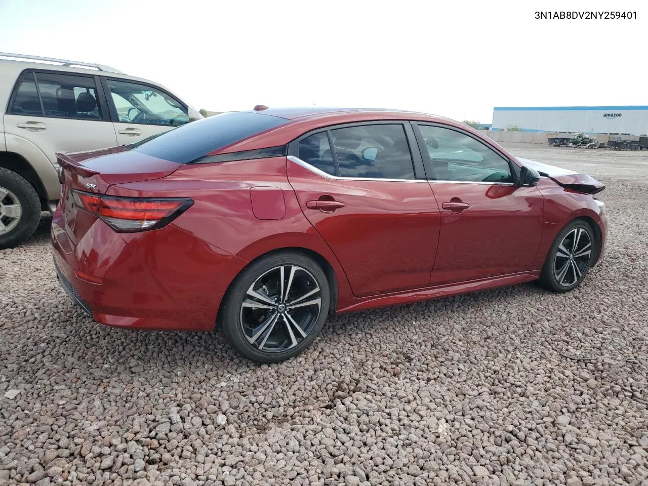 2022 Nissan Sentra Sr VIN: 3N1AB8DV2NY259401 Lot: 76967474