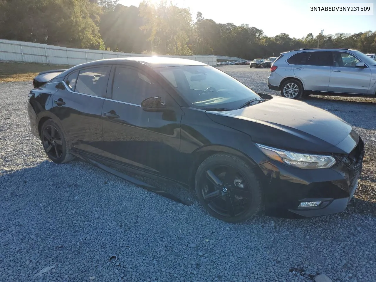 2022 Nissan Sentra Sr VIN: 3N1AB8DV3NY231509 Lot: 77171164