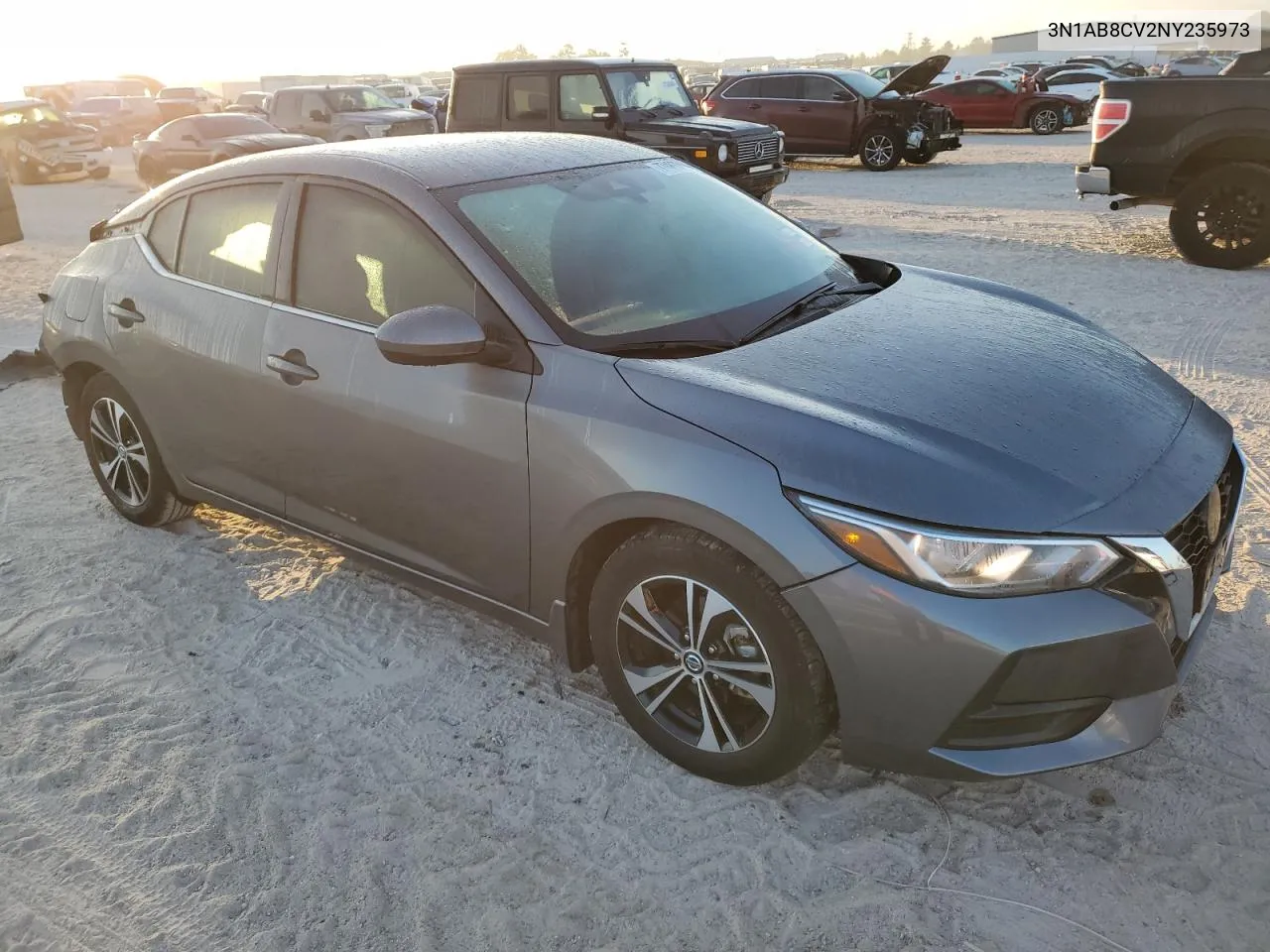 2022 Nissan Sentra Sv VIN: 3N1AB8CV2NY235973 Lot: 77483344