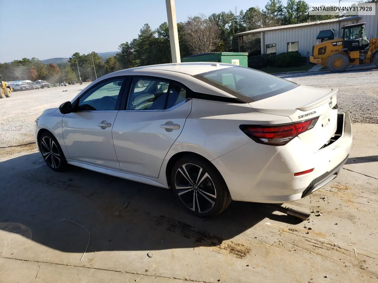 2022 Nissan Sentra Sr VIN: 3N1AB8DV4NY317928 Lot: 77534544