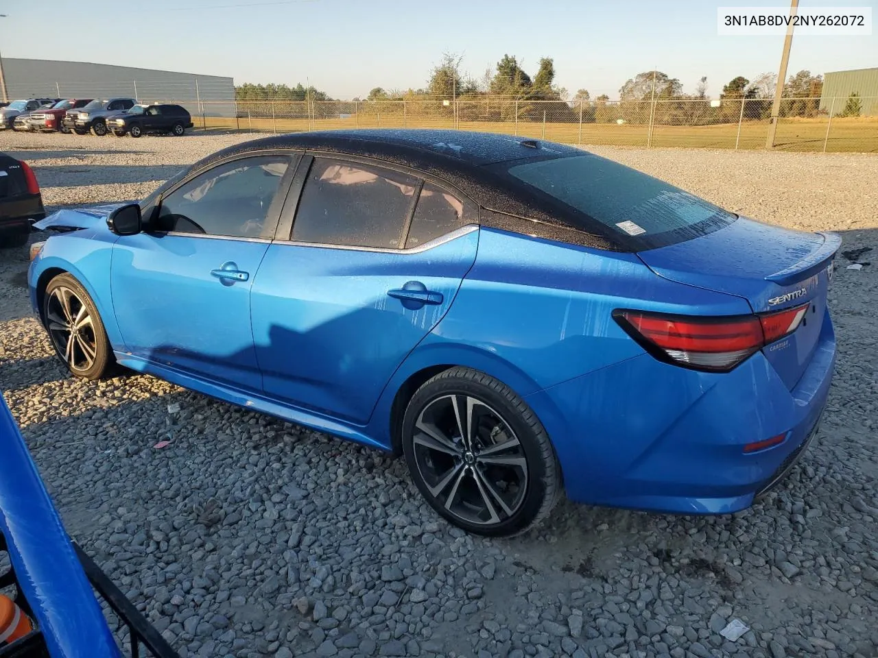 2022 Nissan Sentra Sr VIN: 3N1AB8DV2NY262072 Lot: 77539834