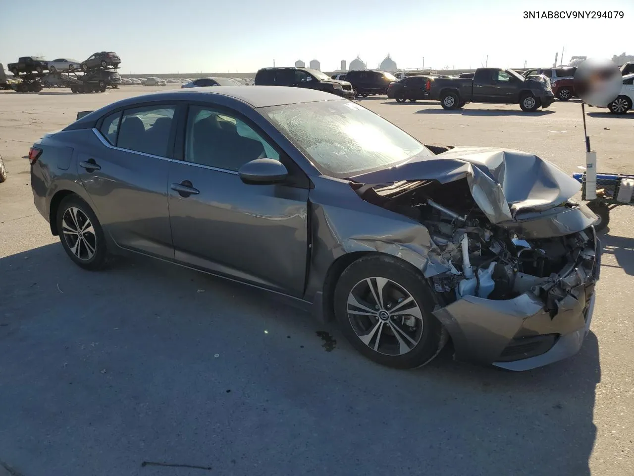 2022 Nissan Sentra Sv VIN: 3N1AB8CV9NY294079 Lot: 77569634