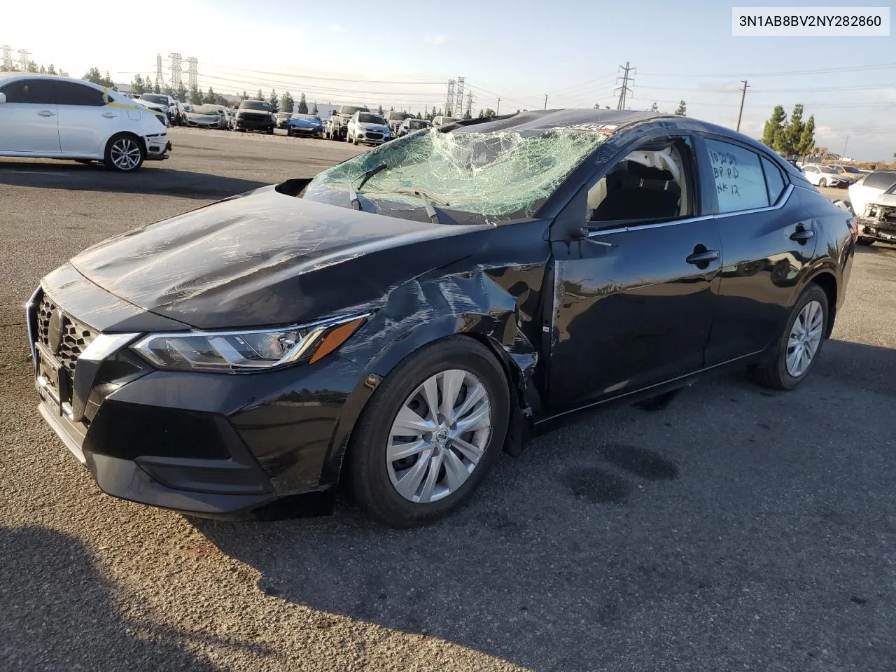 2022 Nissan Sentra S VIN: 3N1AB8BV2NY282860 Lot: 77844424