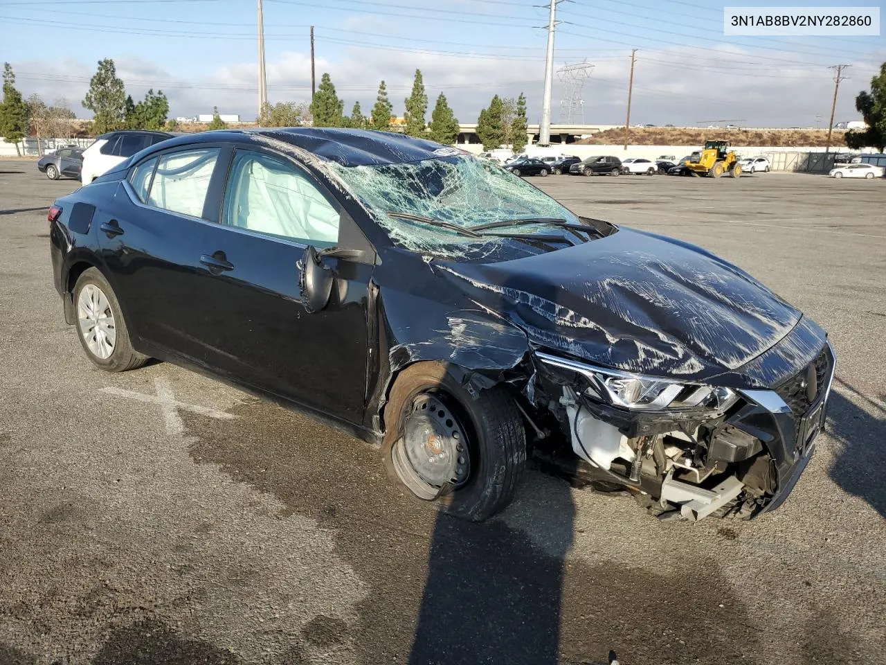 2022 Nissan Sentra S VIN: 3N1AB8BV2NY282860 Lot: 77844424