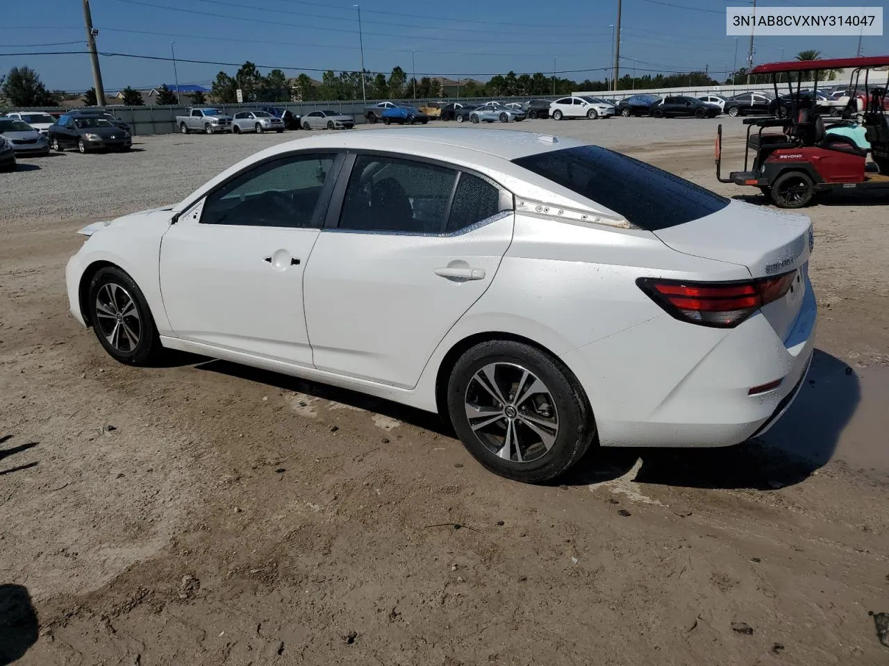 2022 Nissan Sentra Sv VIN: 3N1AB8CVXNY314047 Lot: 77967674