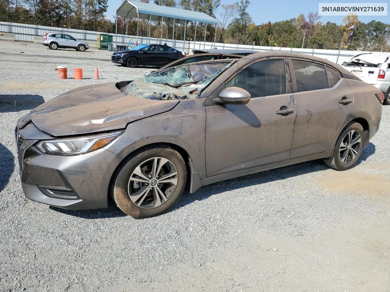 2022 Nissan Sentra Sv VIN: 3N1AB8CV5NY271639 Lot: 78104344