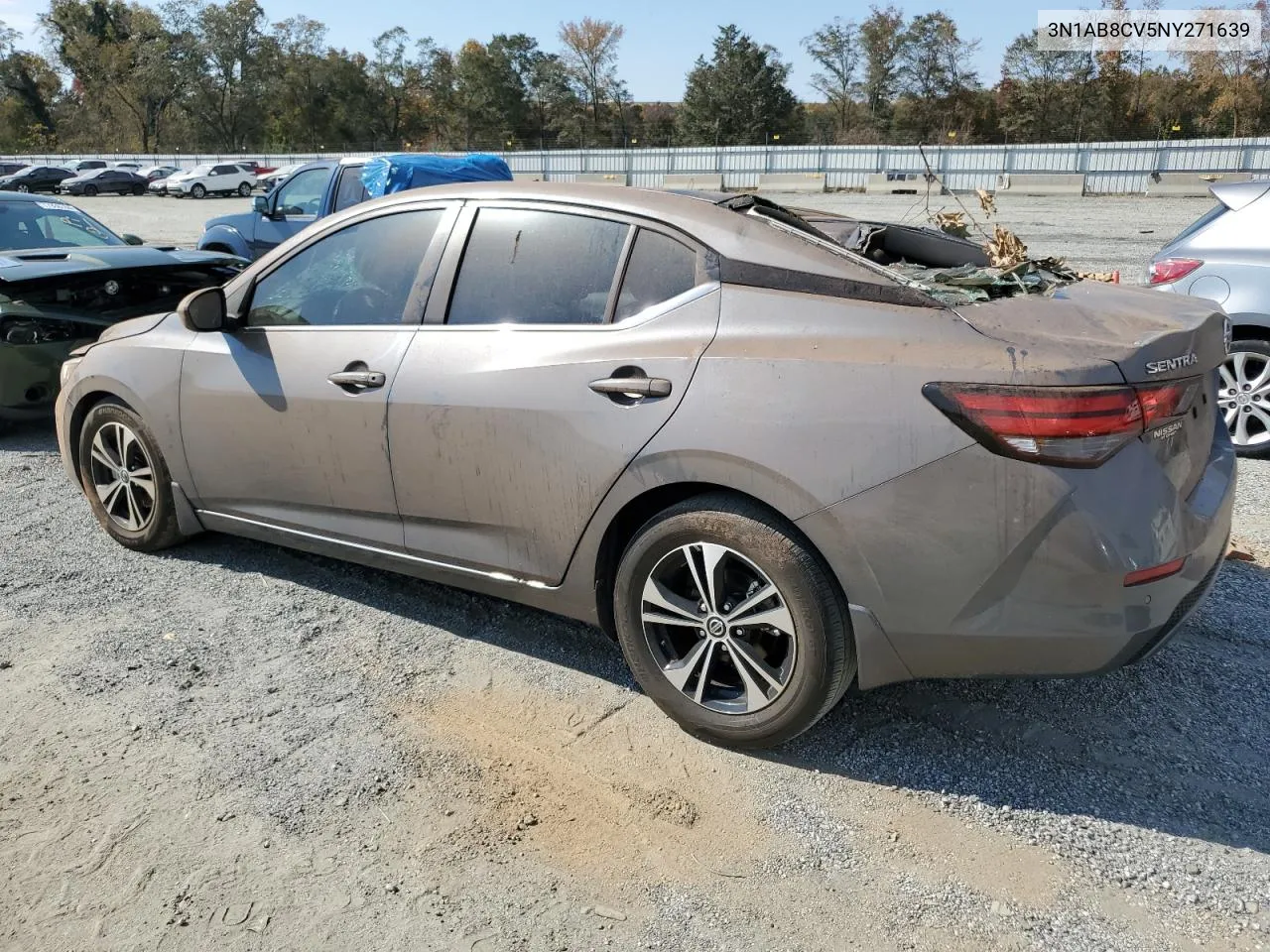 2022 Nissan Sentra Sv VIN: 3N1AB8CV5NY271639 Lot: 78104344