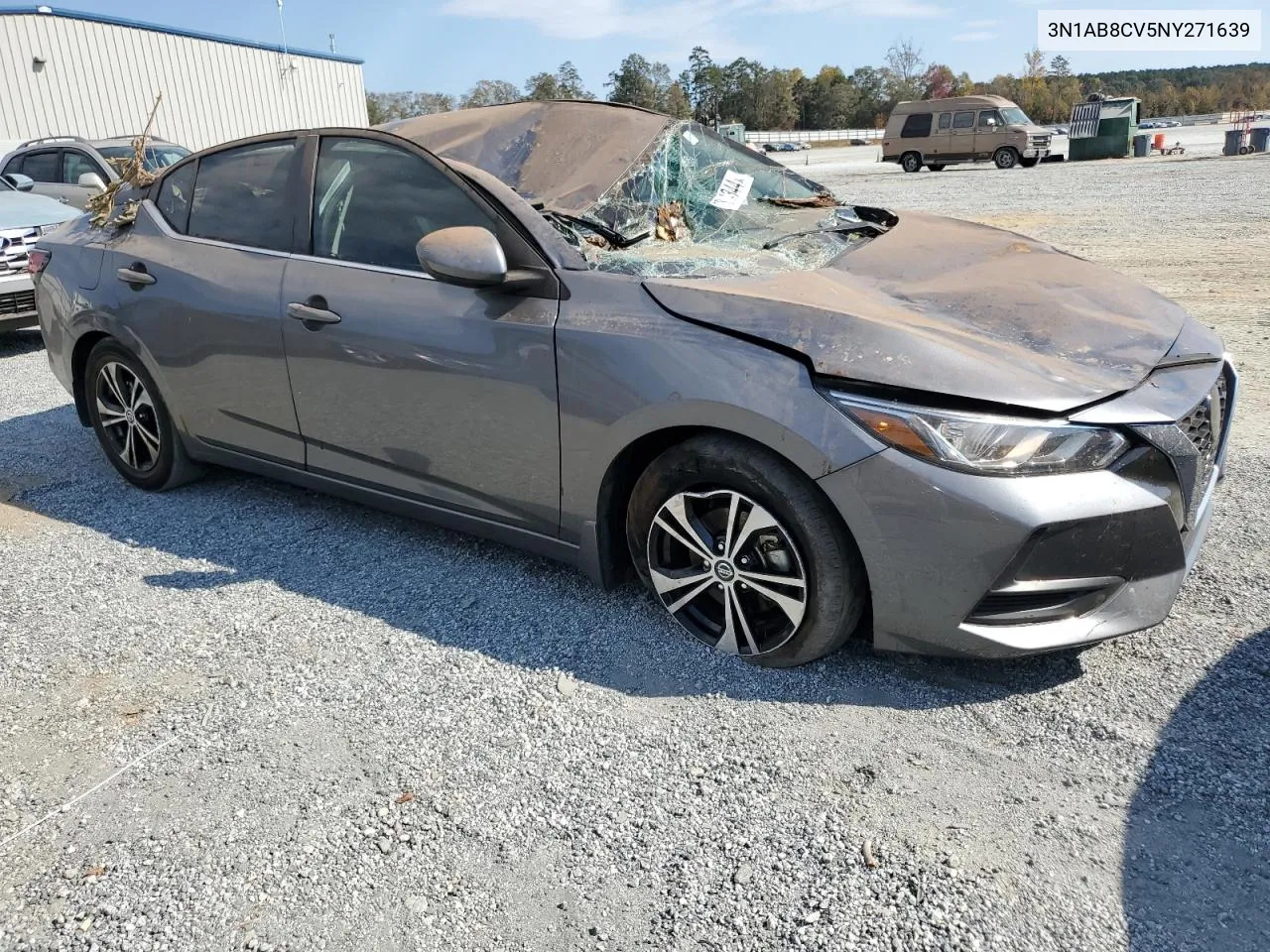 2022 Nissan Sentra Sv VIN: 3N1AB8CV5NY271639 Lot: 78104344