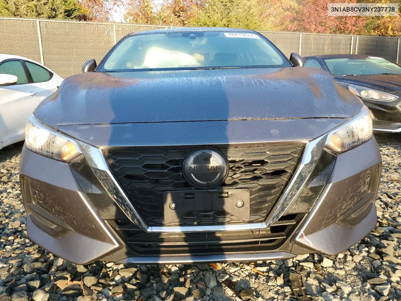 2022 Nissan Sentra Sv VIN: 3N1AB8CV3NY237778 Lot: 78219844