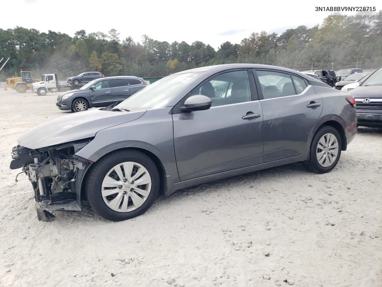 2022 Nissan Sentra S VIN: 3N1AB8BV9NY228715 Lot: 78230864