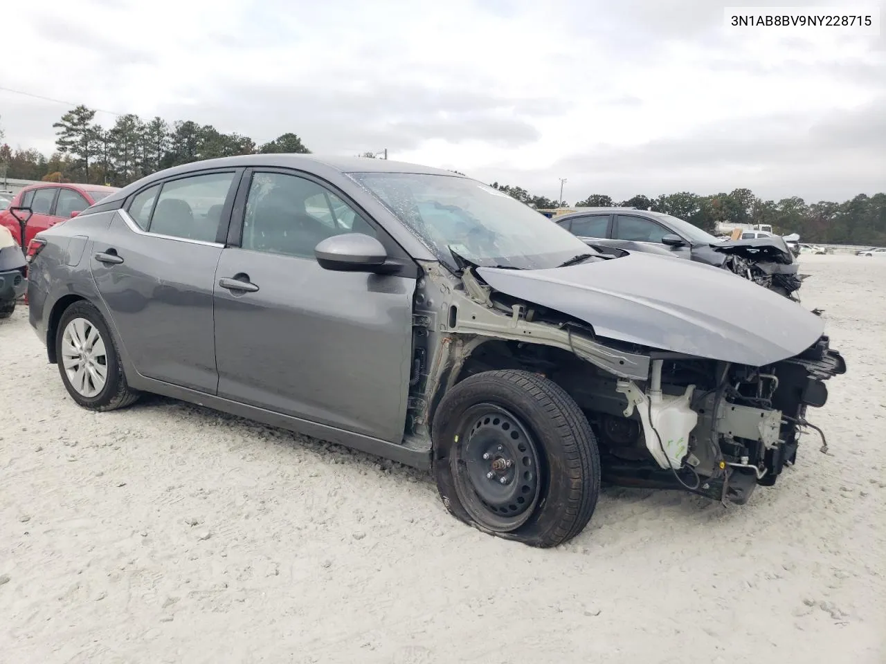 2022 Nissan Sentra S VIN: 3N1AB8BV9NY228715 Lot: 78230864