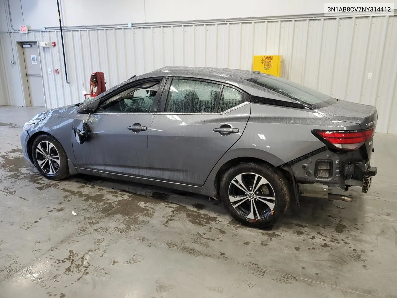 2022 Nissan Sentra Sv VIN: 3N1AB8CV7NY314412 Lot: 78491674