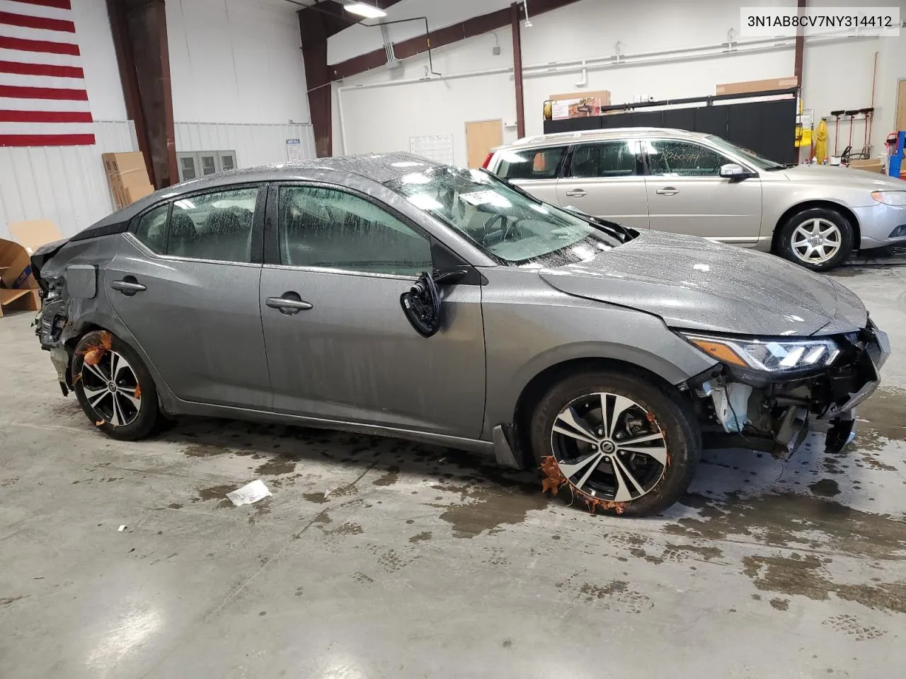 2022 Nissan Sentra Sv VIN: 3N1AB8CV7NY314412 Lot: 78491674