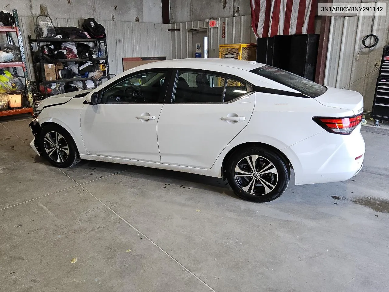 2022 Nissan Sentra Sv VIN: 3N1AB8CV8NY291142 Lot: 78664414