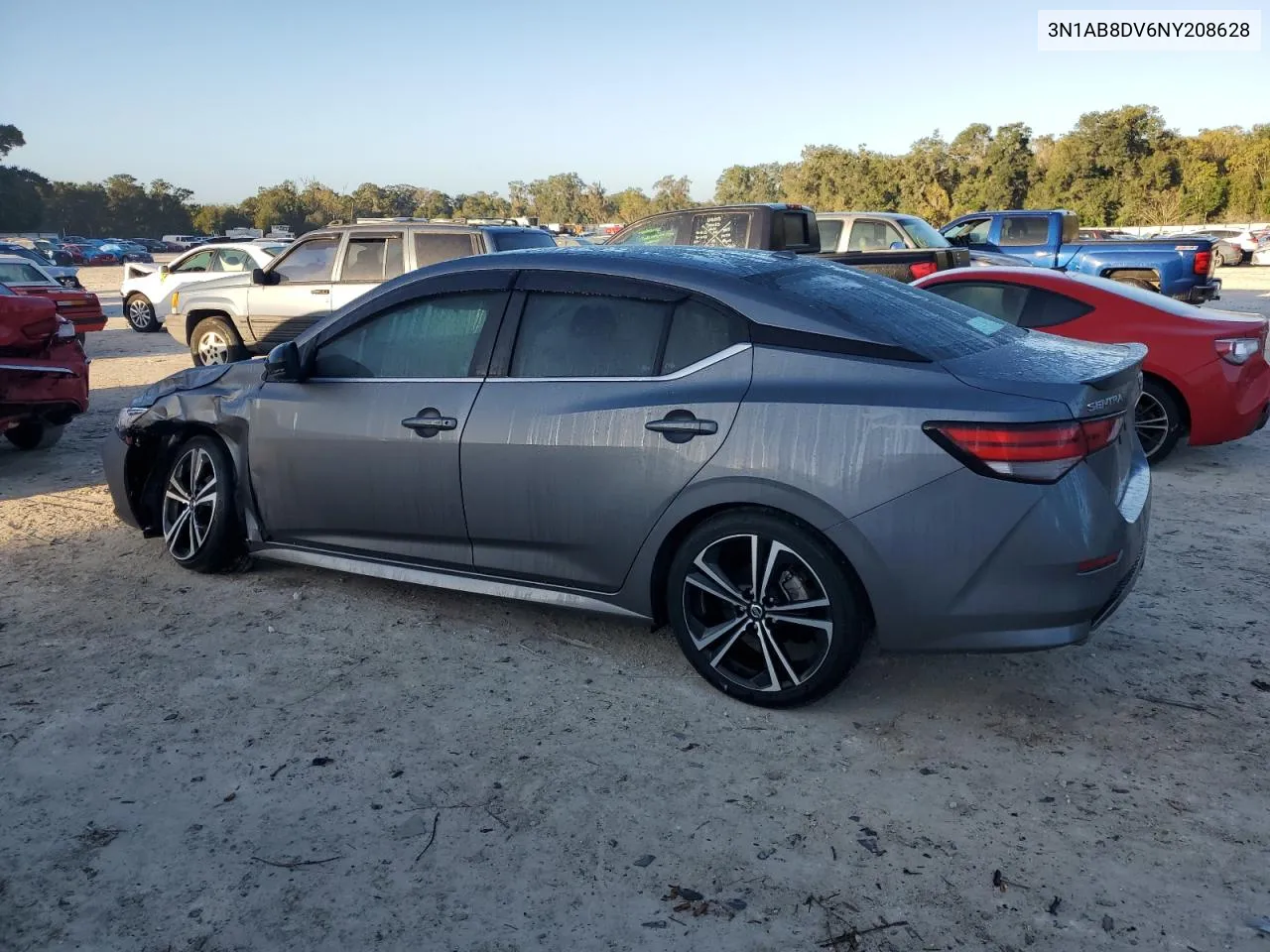 2022 Nissan Sentra Sr VIN: 3N1AB8DV6NY208628 Lot: 78724554