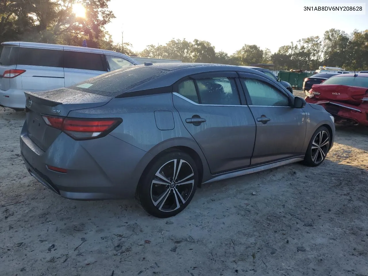 2022 Nissan Sentra Sr VIN: 3N1AB8DV6NY208628 Lot: 78724554