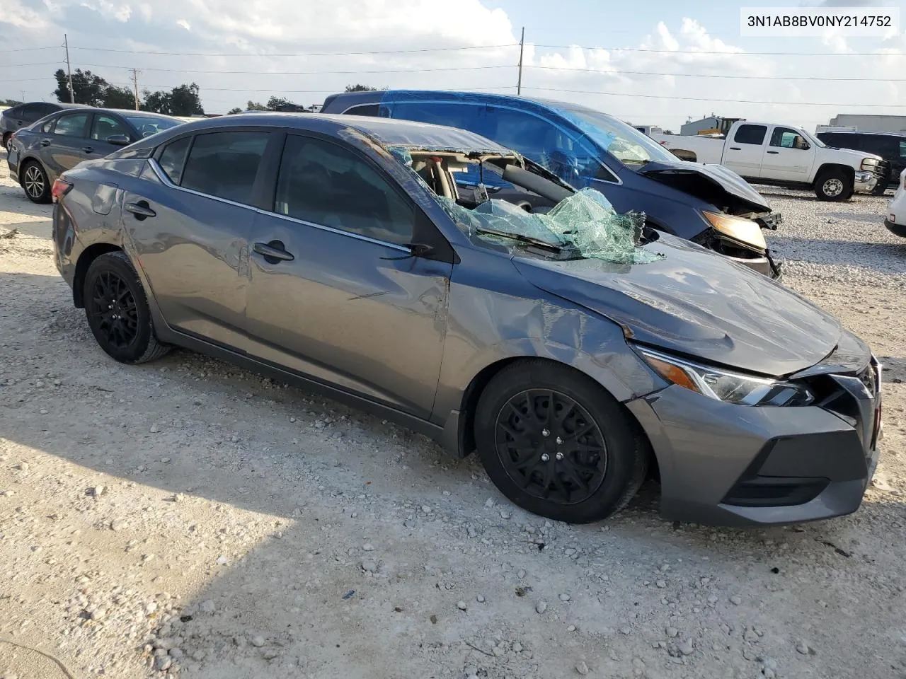 2022 Nissan Sentra S VIN: 3N1AB8BV0NY214752 Lot: 79275324