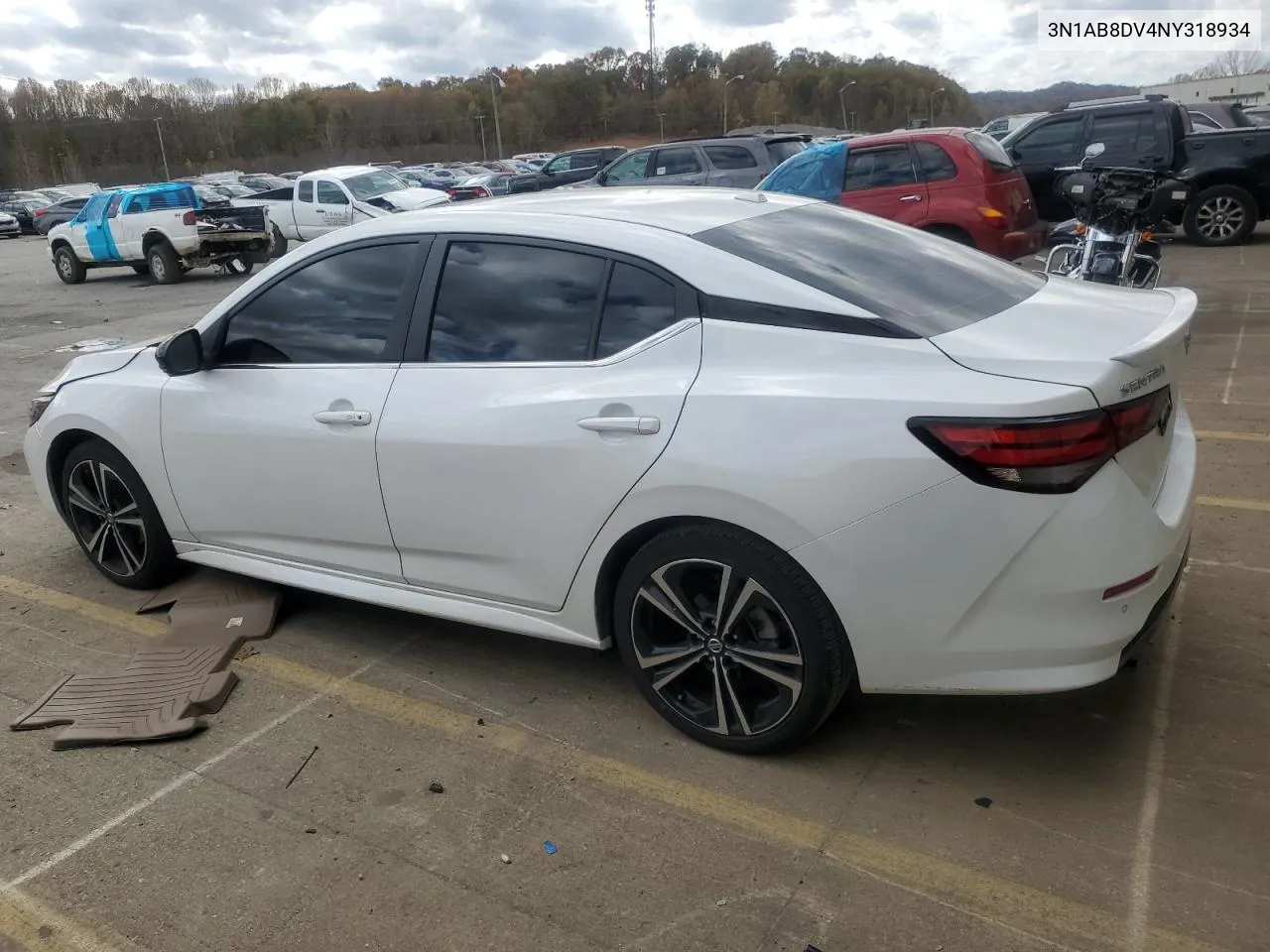 2022 Nissan Sentra Sr VIN: 3N1AB8DV4NY318934 Lot: 79282324