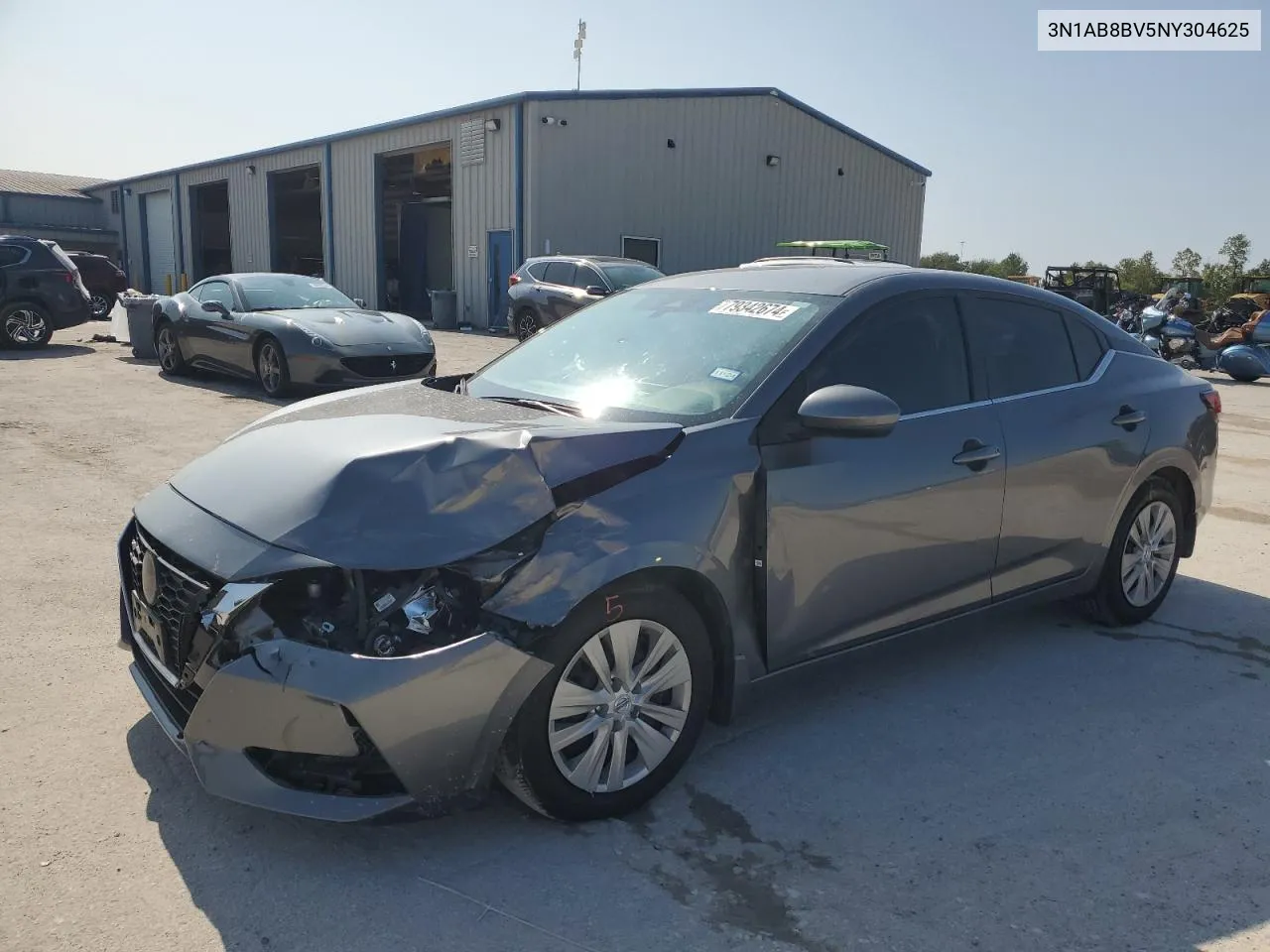 2022 Nissan Sentra S VIN: 3N1AB8BV5NY304625 Lot: 79342674