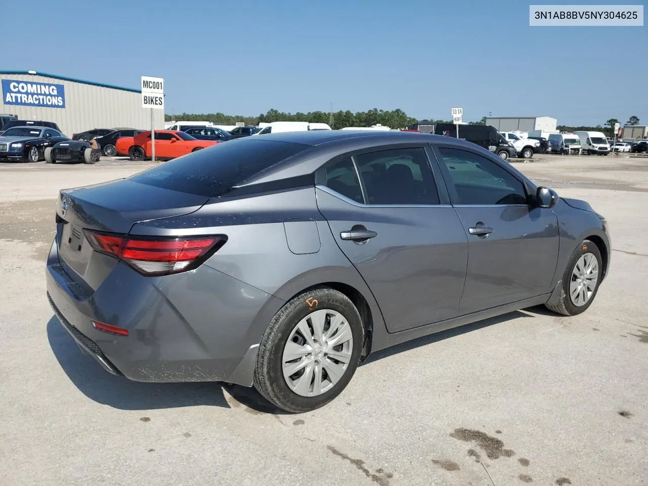 2022 Nissan Sentra S VIN: 3N1AB8BV5NY304625 Lot: 79342674