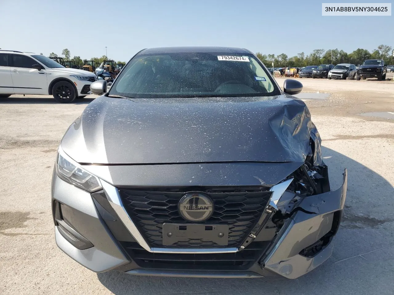 2022 Nissan Sentra S VIN: 3N1AB8BV5NY304625 Lot: 79342674