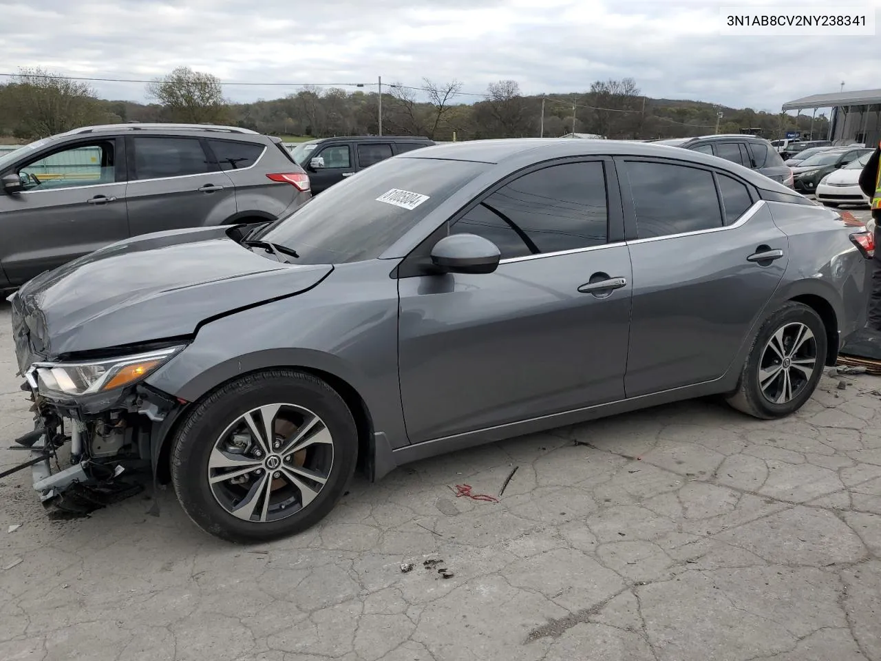 2022 Nissan Sentra Sv VIN: 3N1AB8CV2NY238341 Lot: 81005804