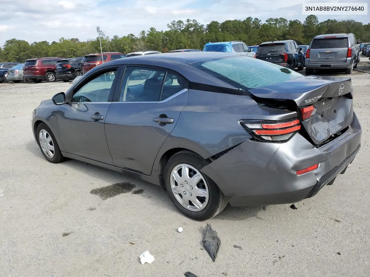 2022 Nissan Sentra S VIN: 3N1AB8BV2NY276640 Lot: 81051564