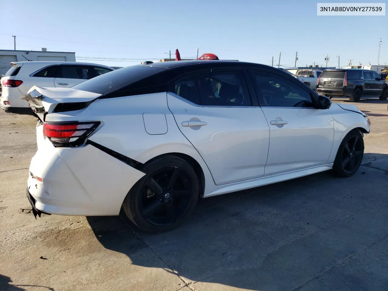 2022 Nissan Sentra Sr VIN: 3N1AB8DV0NY277539 Lot: 81114754