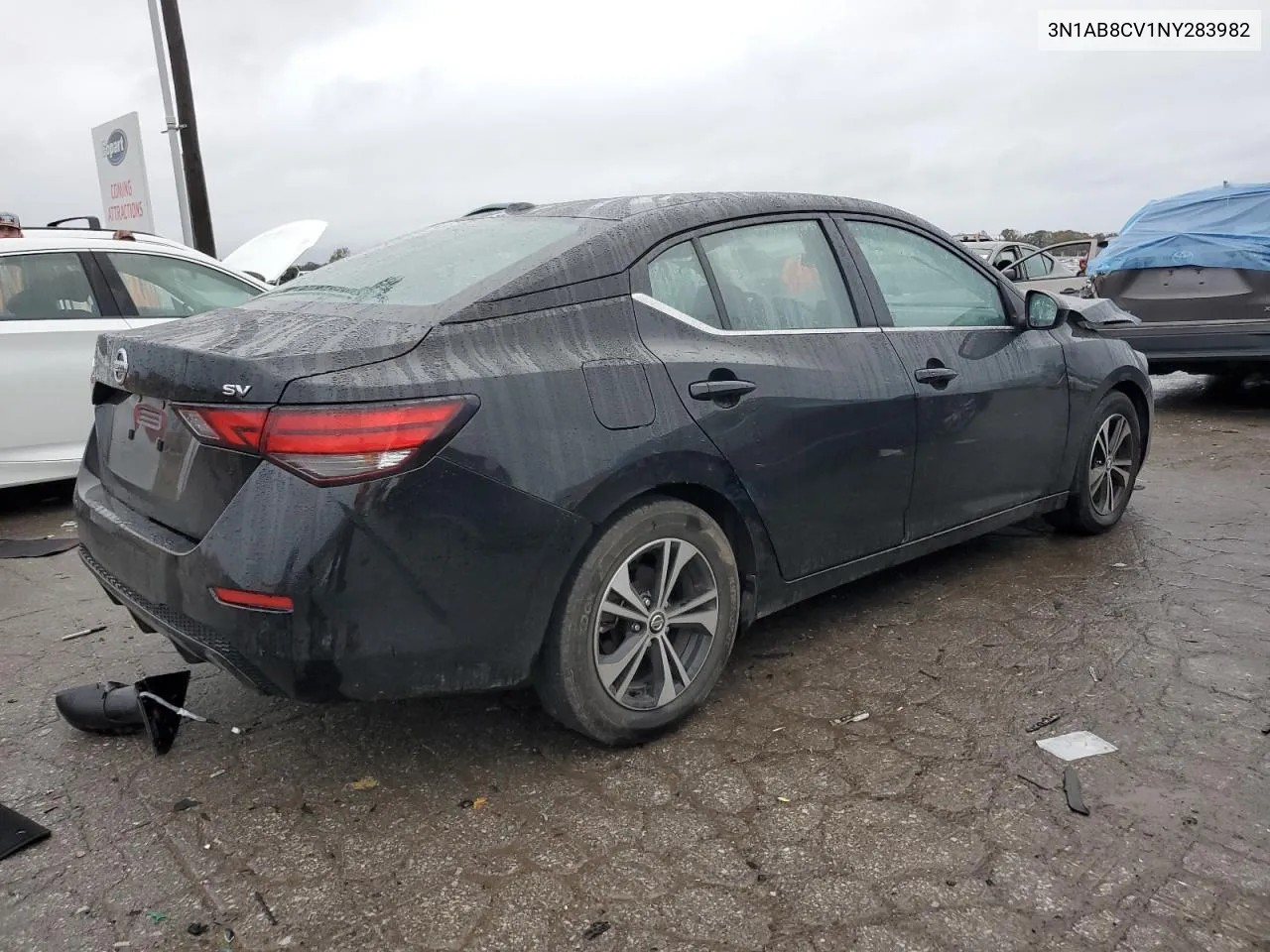 2022 Nissan Sentra Sv VIN: 3N1AB8CV1NY283982 Lot: 81399154