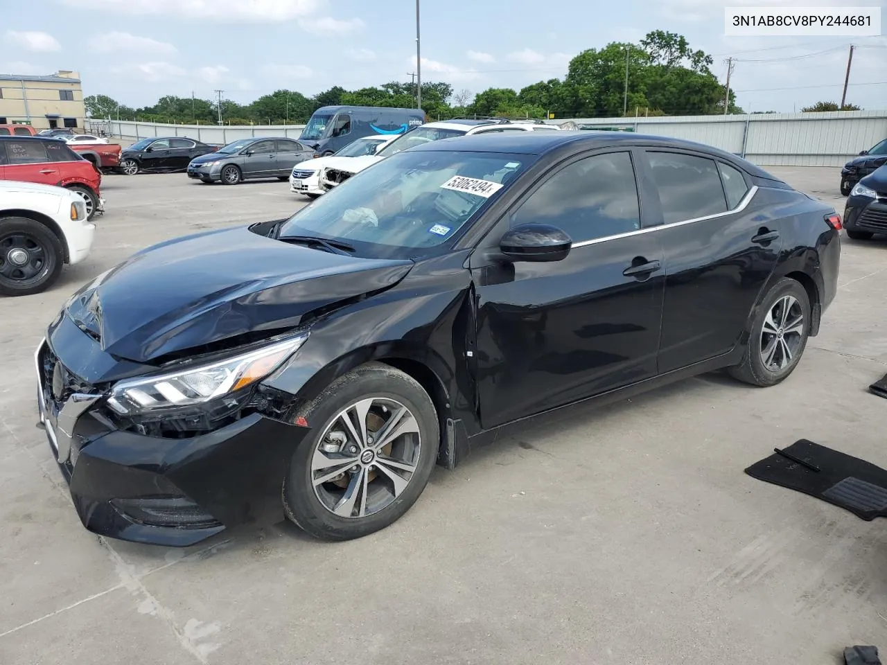 2023 Nissan Sentra Sv VIN: 3N1AB8CV8PY244681 Lot: 53062494