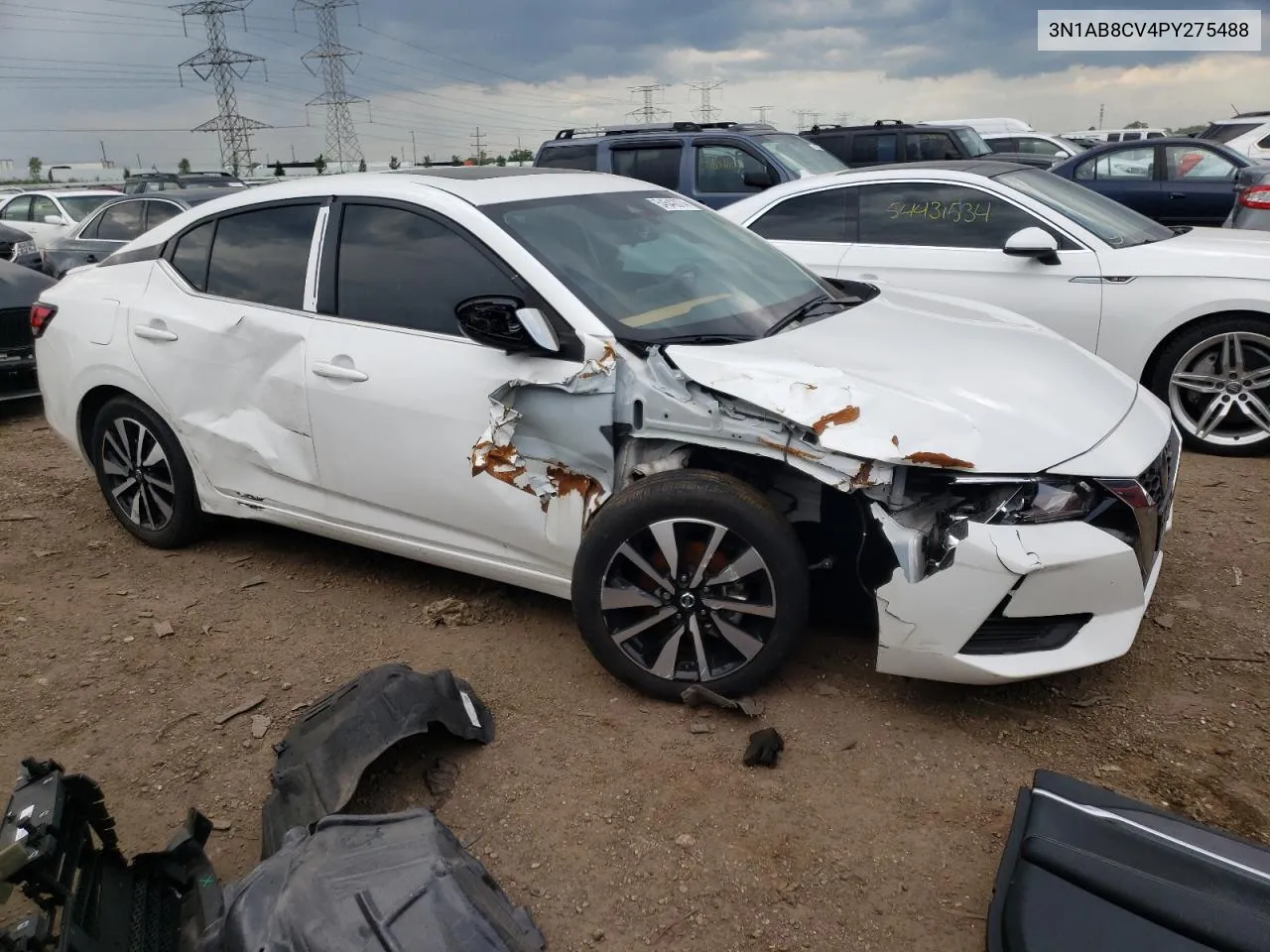 2023 Nissan Sentra Sv VIN: 3N1AB8CV4PY275488 Lot: 54542074