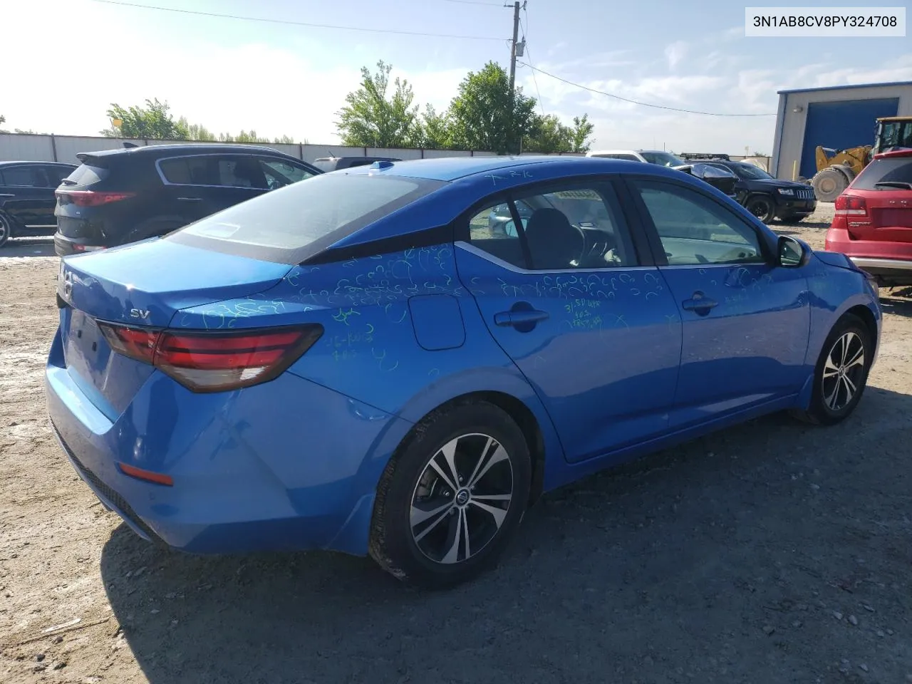 2023 Nissan Sentra Sv VIN: 3N1AB8CV8PY324708 Lot: 55444144