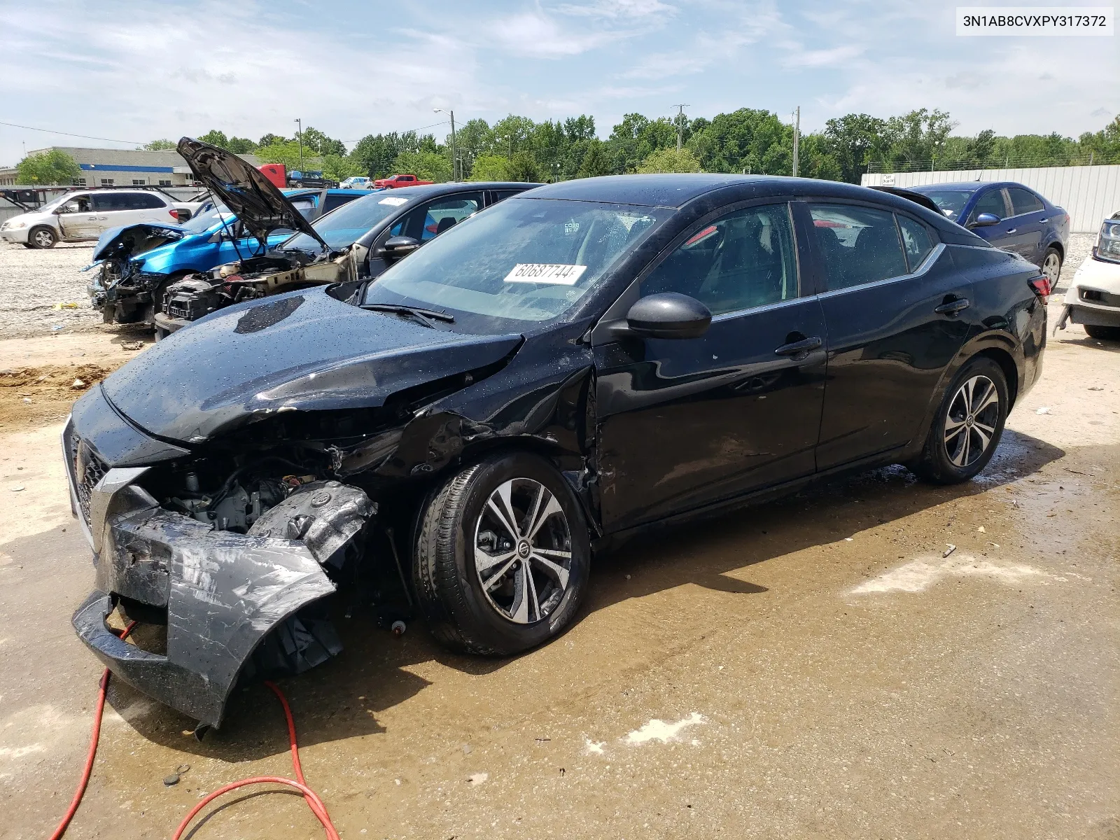 2023 Nissan Sentra Sv VIN: 3N1AB8CVXPY317372 Lot: 60687744