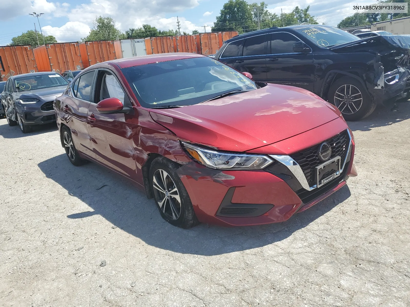 2023 Nissan Sentra Sv VIN: 3N1AB8CV3PY318962 Lot: 63537074