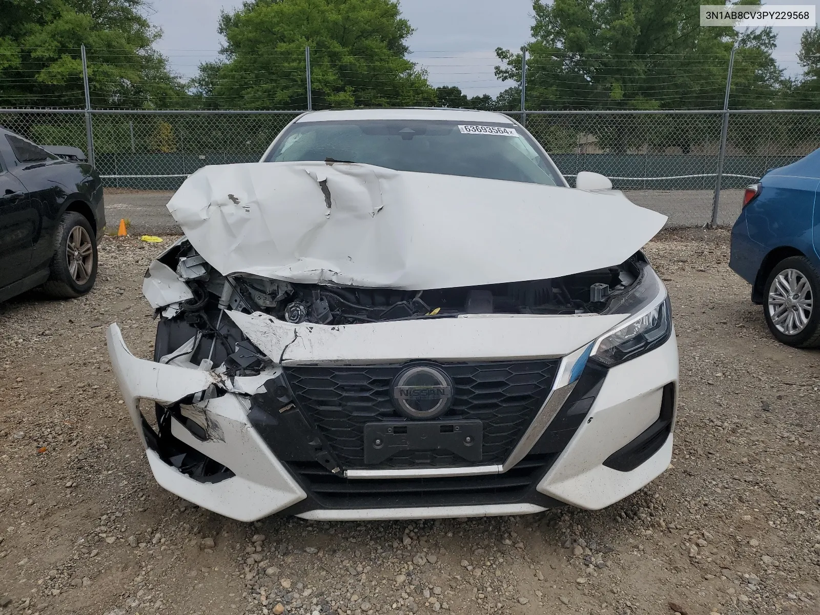 2023 Nissan Sentra Sv VIN: 3N1AB8CV3PY229568 Lot: 63693564