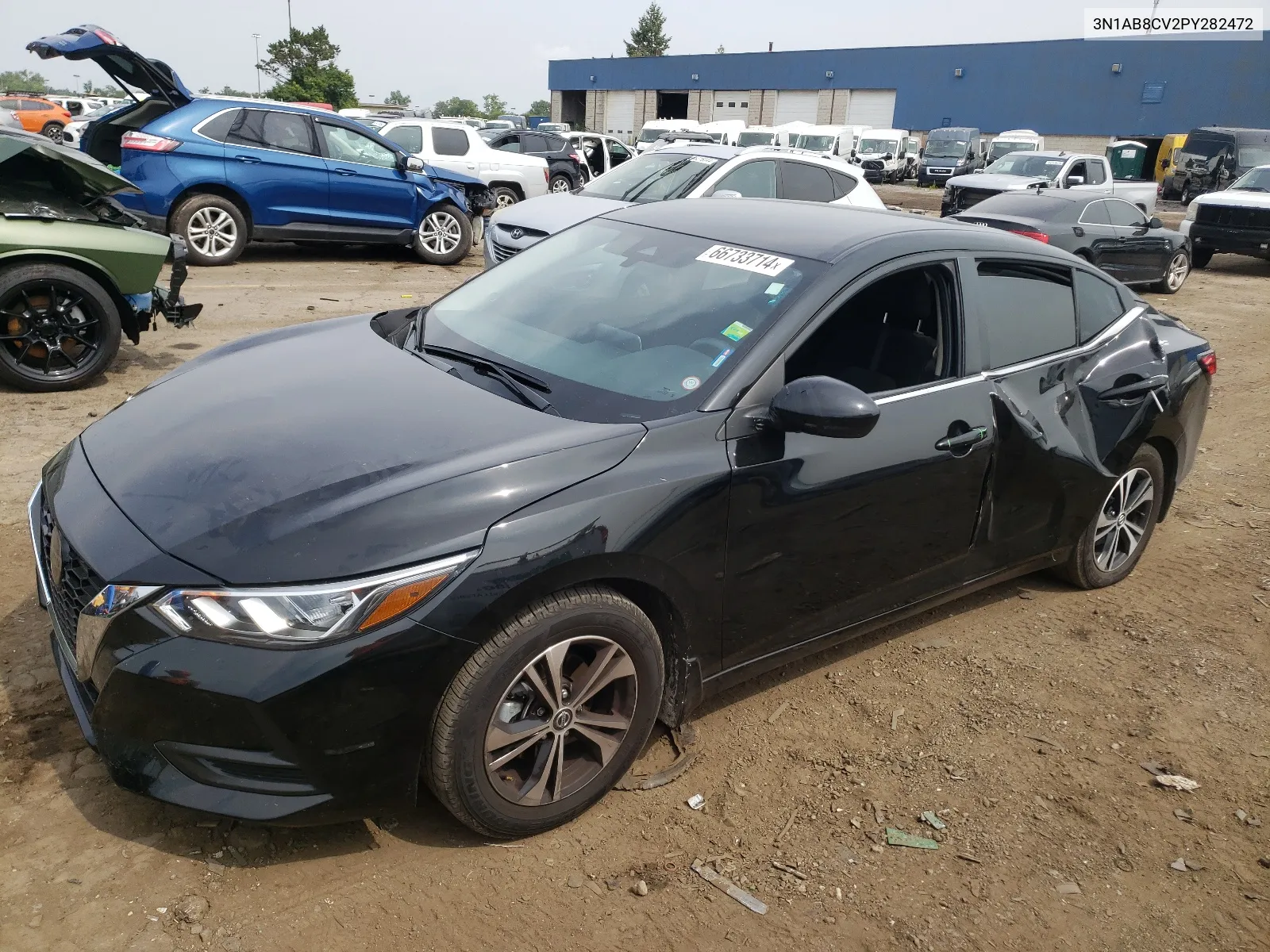 2023 Nissan Sentra Sv VIN: 3N1AB8CV2PY282472 Lot: 66733714