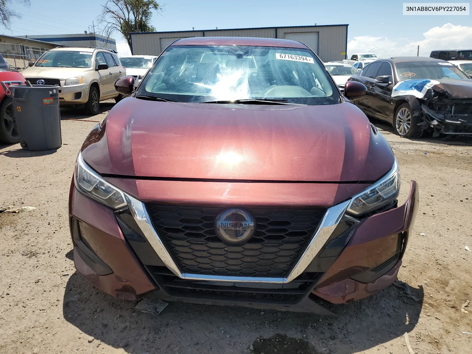 2023 Nissan Sentra Sv VIN: 3N1AB8CV6PY227054 Lot: 67163394