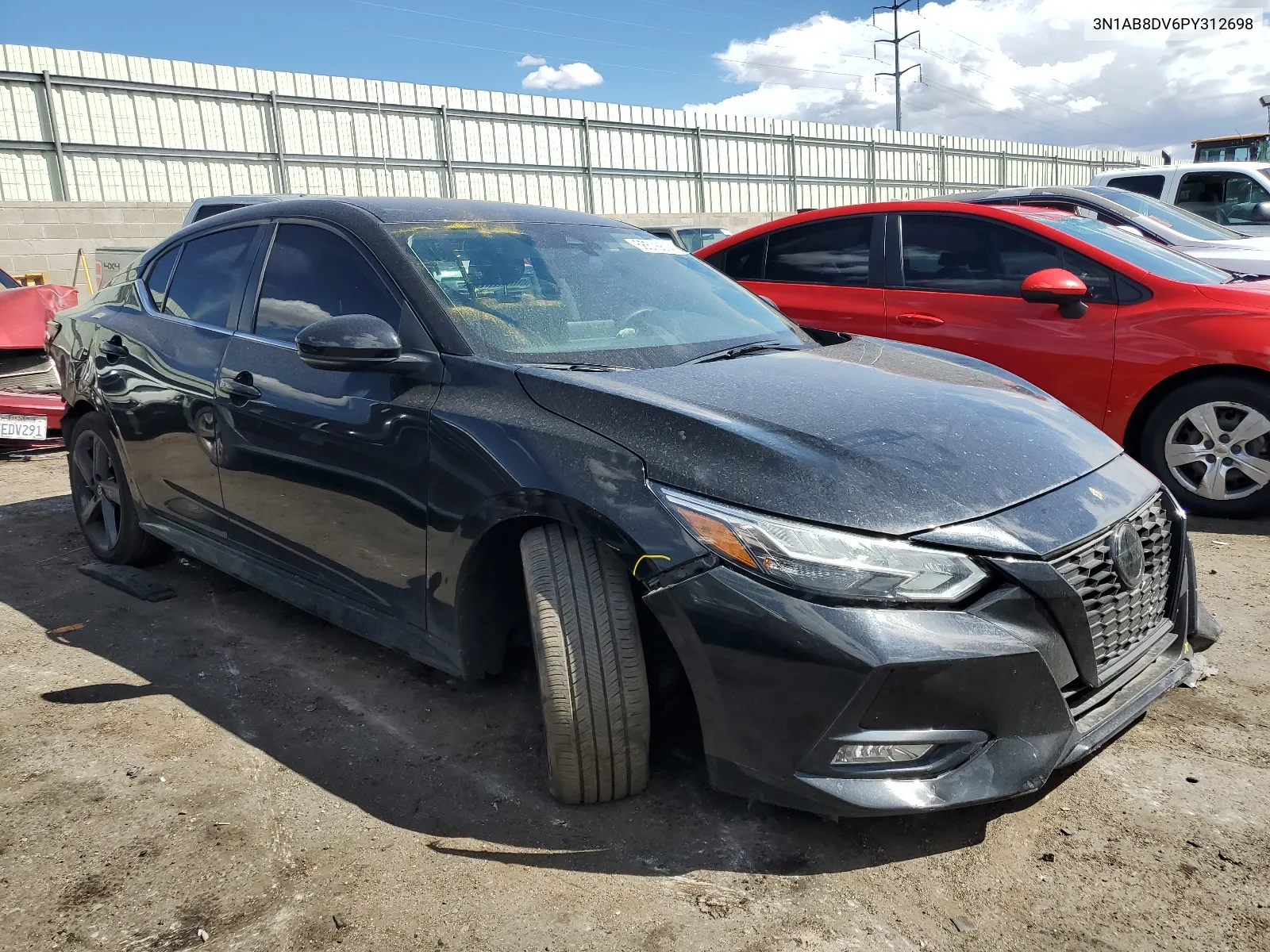 2023 Nissan Sentra Sr VIN: 3N1AB8DV6PY312698 Lot: 68576674