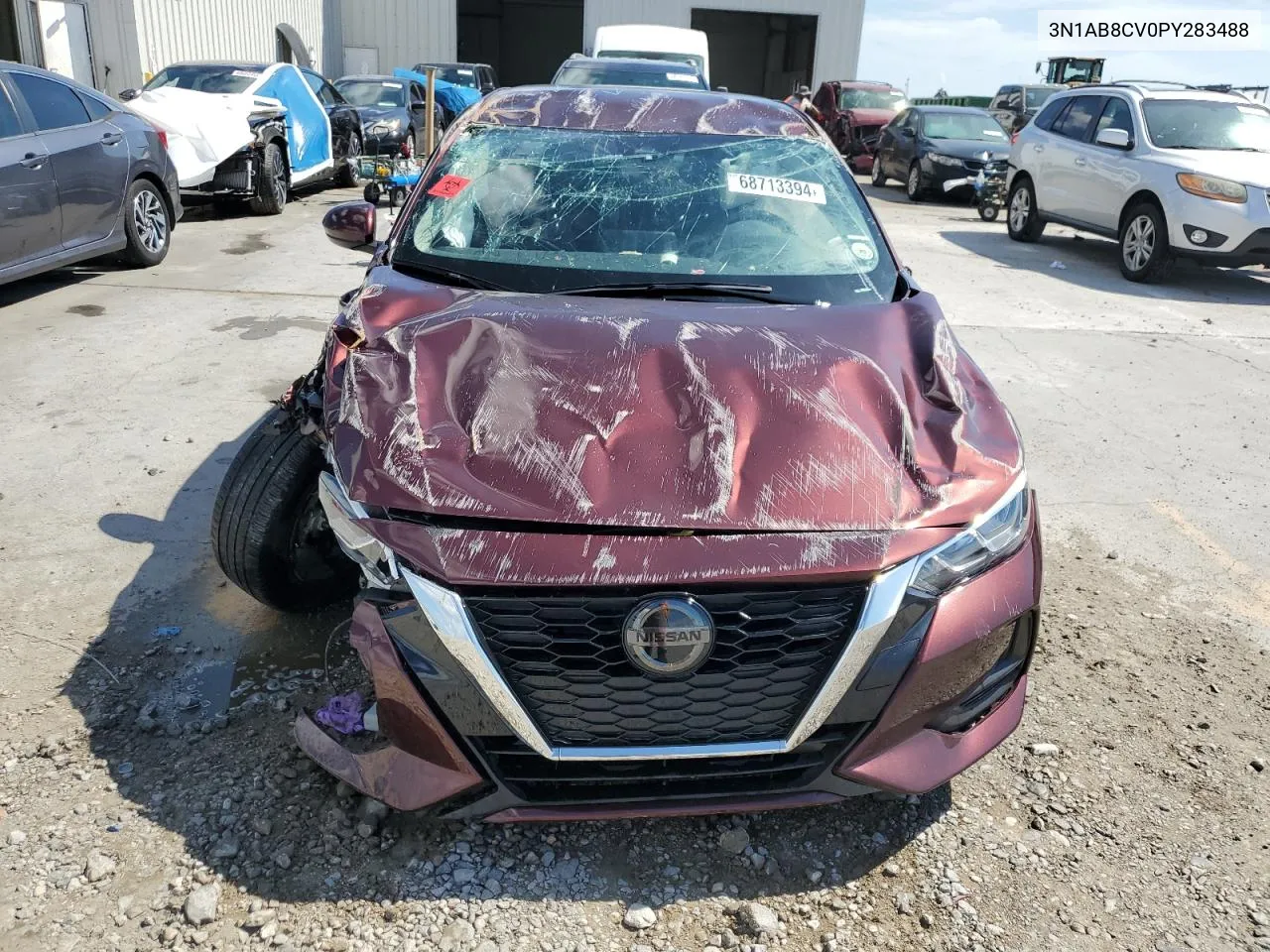 2023 Nissan Sentra Sv VIN: 3N1AB8CV0PY283488 Lot: 68713394