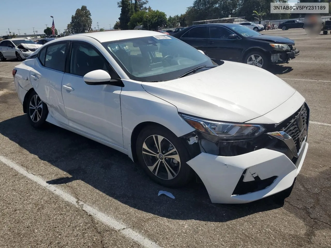 3N1AB8CV5PY231189 2023 Nissan Sentra Sv