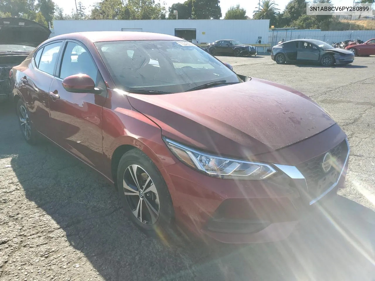 2023 Nissan Sentra Sv VIN: 3N1AB8CV6PY280899 Lot: 70343574