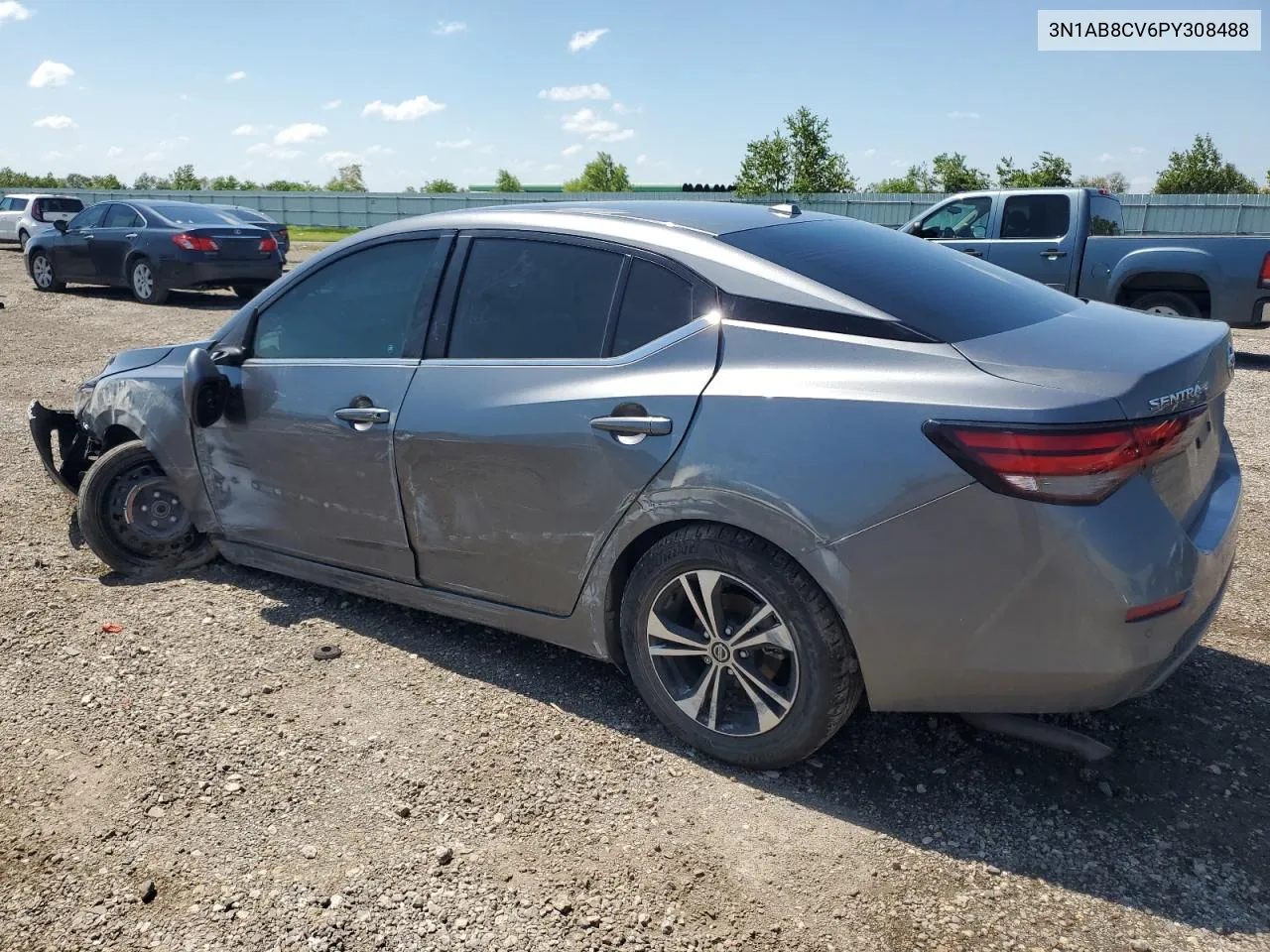 2023 Nissan Sentra Sv VIN: 3N1AB8CV6PY308488 Lot: 70670724