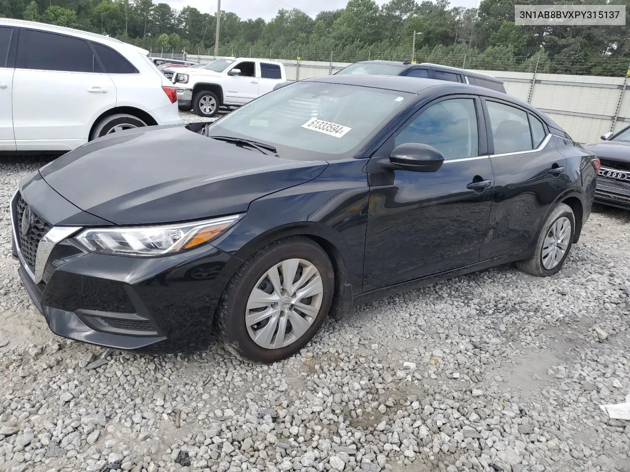 2023 Nissan Sentra S VIN: 3N1AB8BVXPY315137 Lot: 71350404