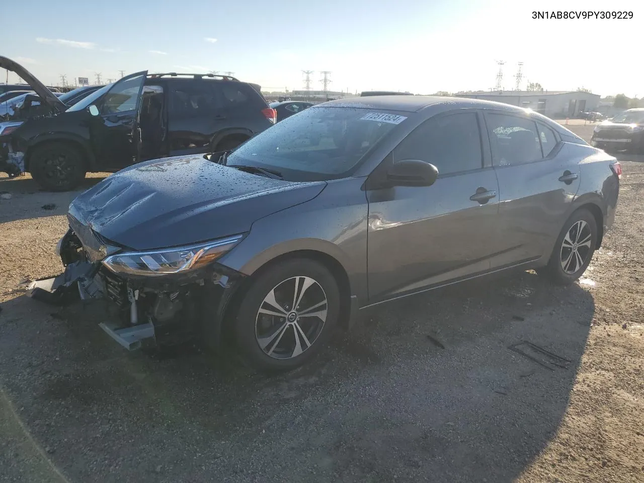 2023 Nissan Sentra Sv VIN: 3N1AB8CV9PY309229 Lot: 72511524