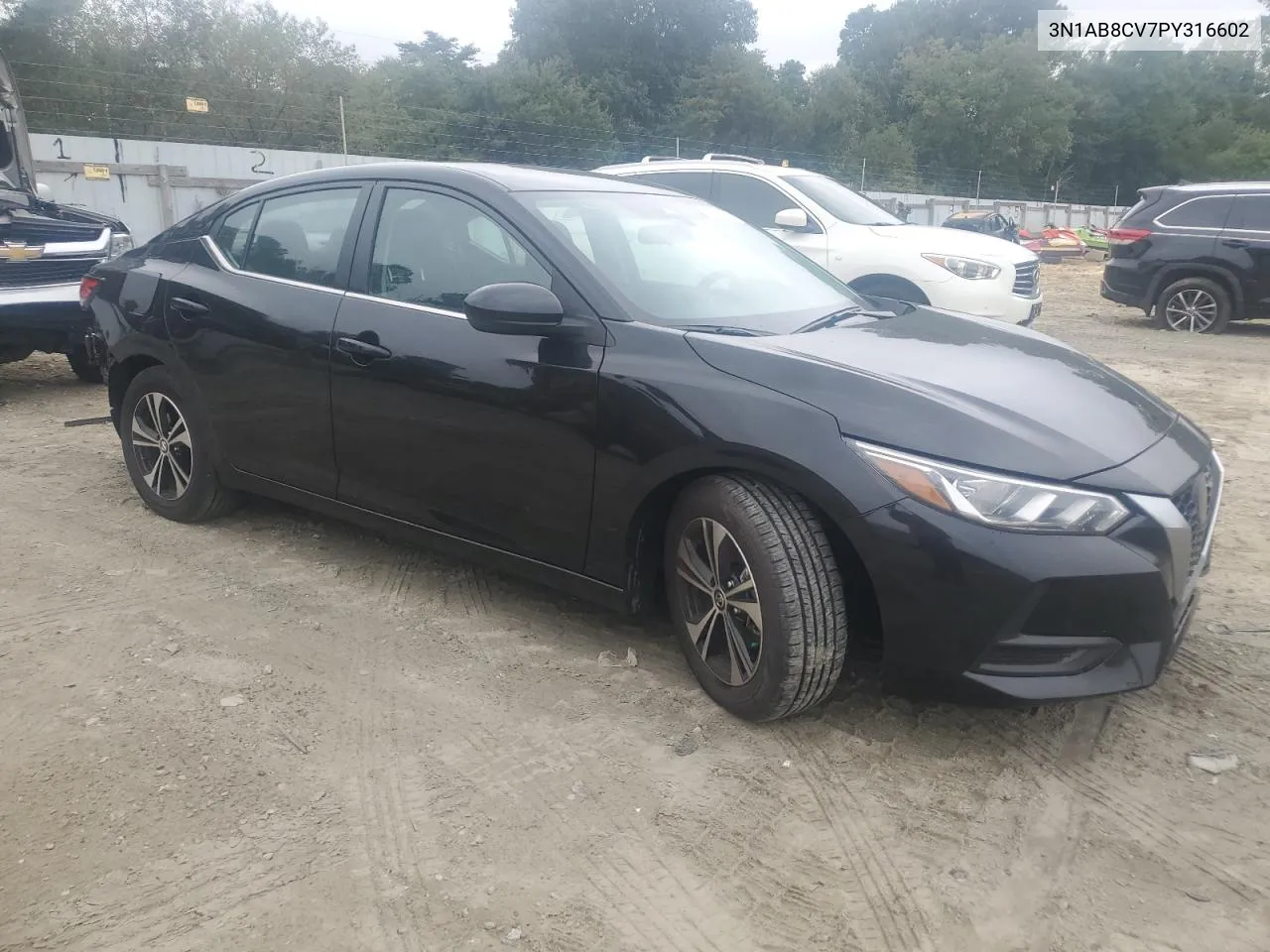 2023 Nissan Sentra Sv VIN: 3N1AB8CV7PY316602 Lot: 73598544