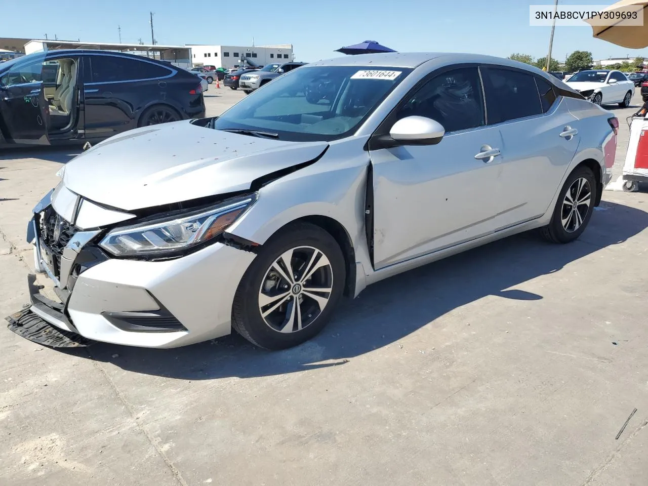 2023 Nissan Sentra Sv VIN: 3N1AB8CV1PY309693 Lot: 73601644