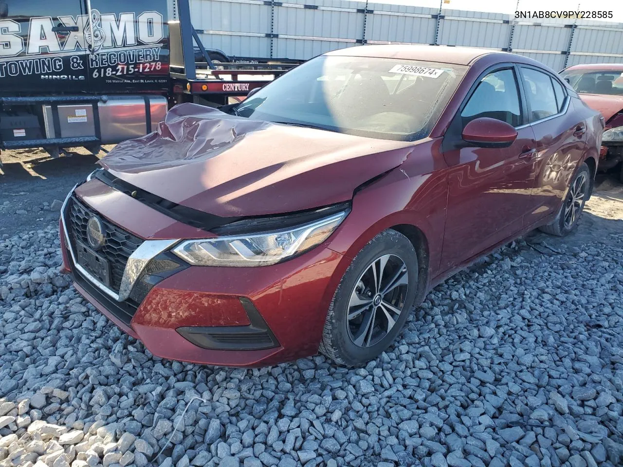 2023 Nissan Sentra Sv VIN: 3N1AB8CV9PY228585 Lot: 75998674