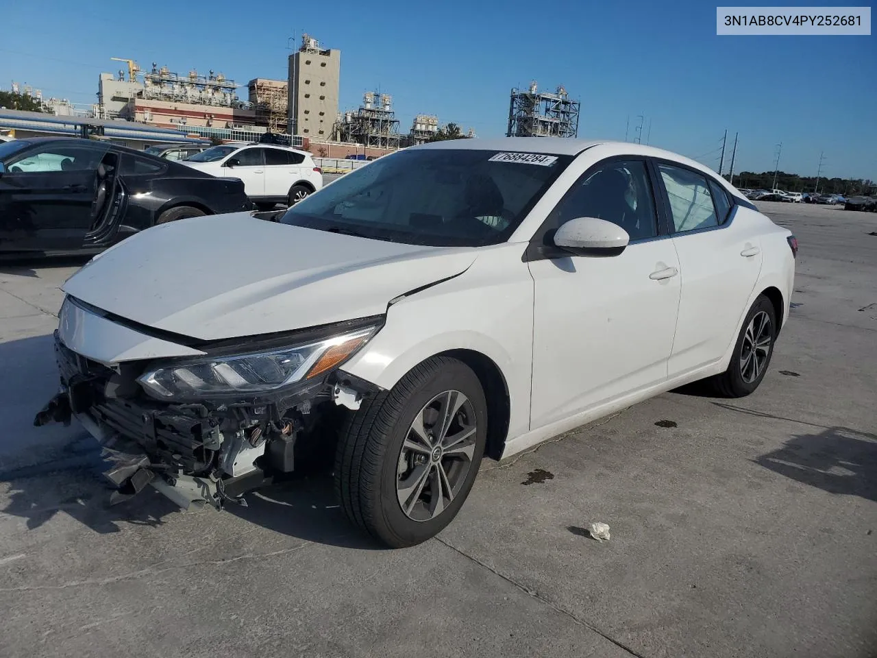 2023 Nissan Sentra Sv VIN: 3N1AB8CV4PY252681 Lot: 76884284