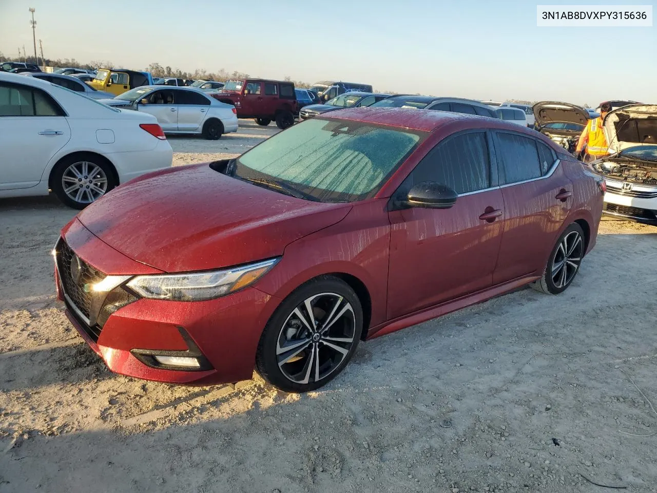 2023 Nissan Sentra Sr VIN: 3N1AB8DVXPY315636 Lot: 77577684